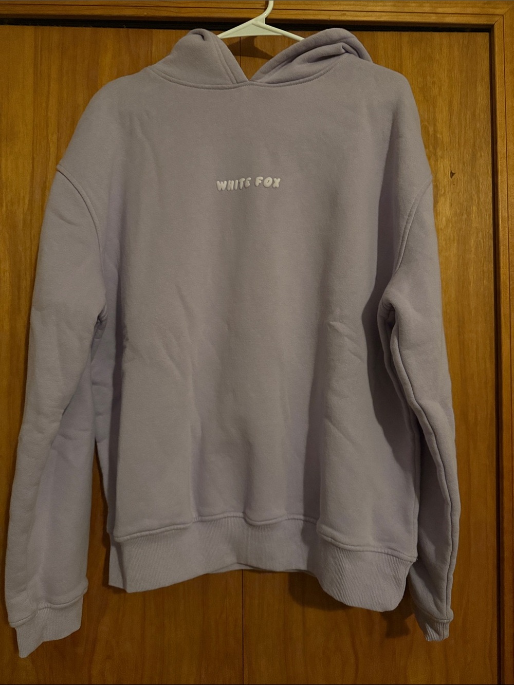 White Fox Boutique Lavender Hooded Sweatshirt